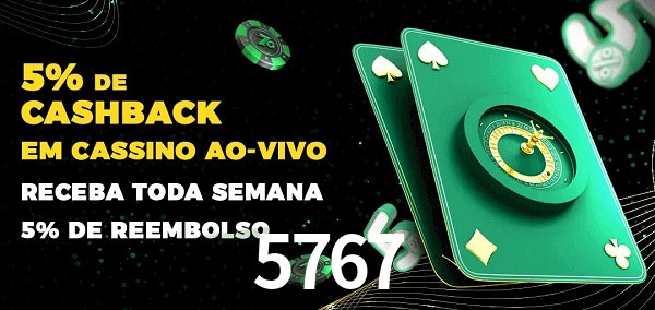 Promoções do cassino ao Vivo 5767